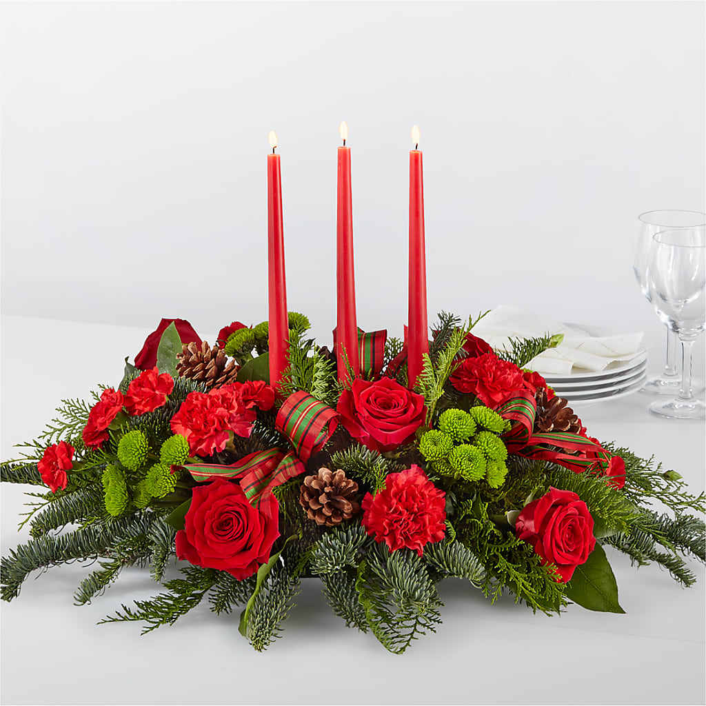 By the Candlelight Centerpiece – The Surprise Bouquet, Lawrenceburg TN