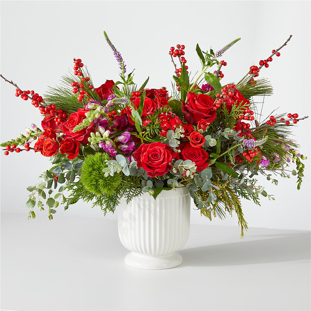Big Red Bow Bouquet – The Surprise Bouquet, Lawrenceburg TN