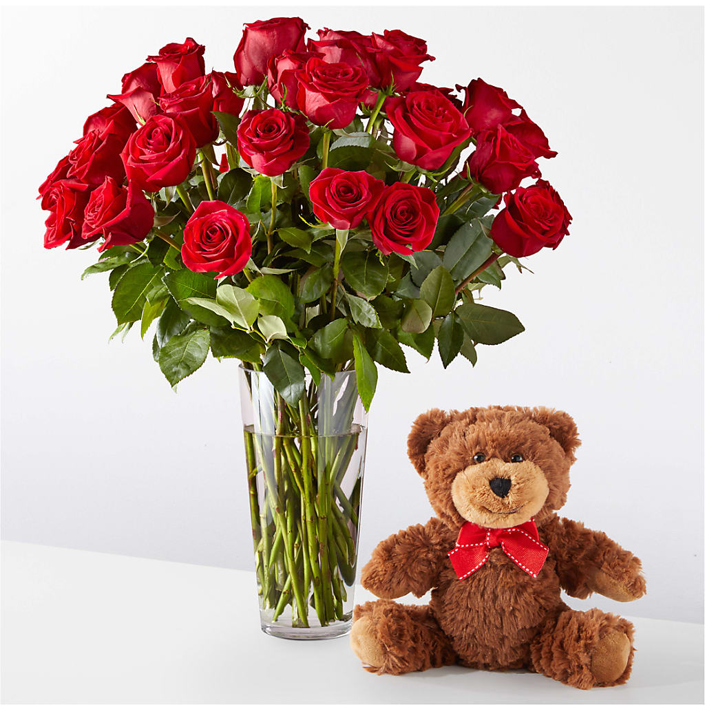 Romantic Long Stem Red Rose Bouquet Bundles – The Surprise Bouquet, Lawrenceburg TN