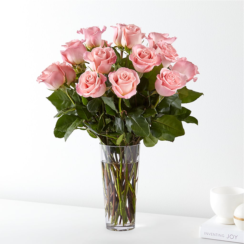 Long Stem Pink Rose Bouquet – The Surprise Bouquet, Lawrenceburg TN