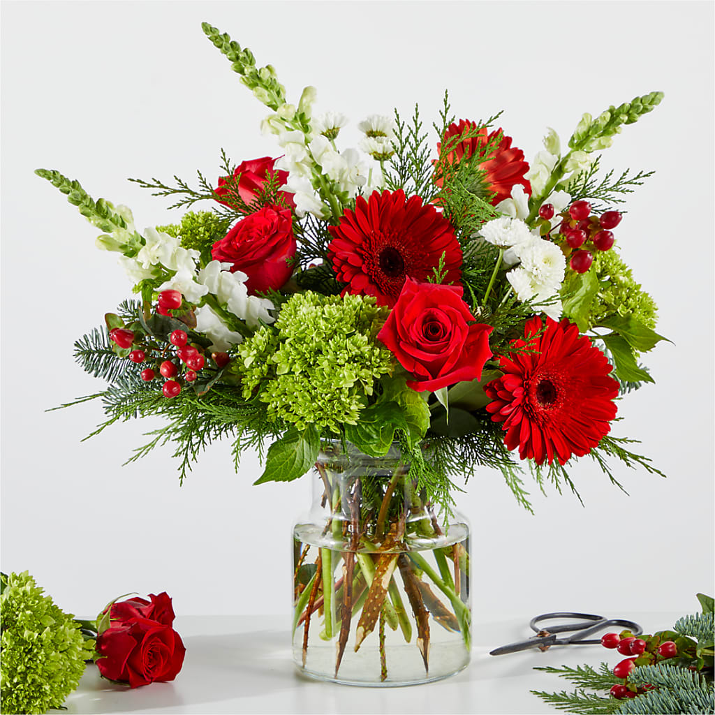 Merry Moment Bouquet – A Florist Original – The Surprise Bouquet, Lawrenceburg TN