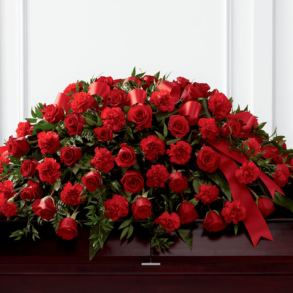 Tribute of Life Casket Spray – The Surprise Bouquet, Lawrenceburg TN