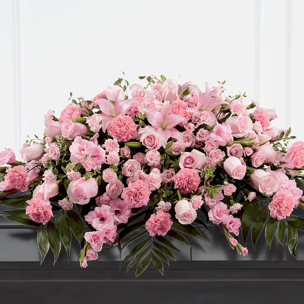 Garden of Comfort Casket Spray (Standard) – The Surprise Bouquet, Lawrenceburg TN