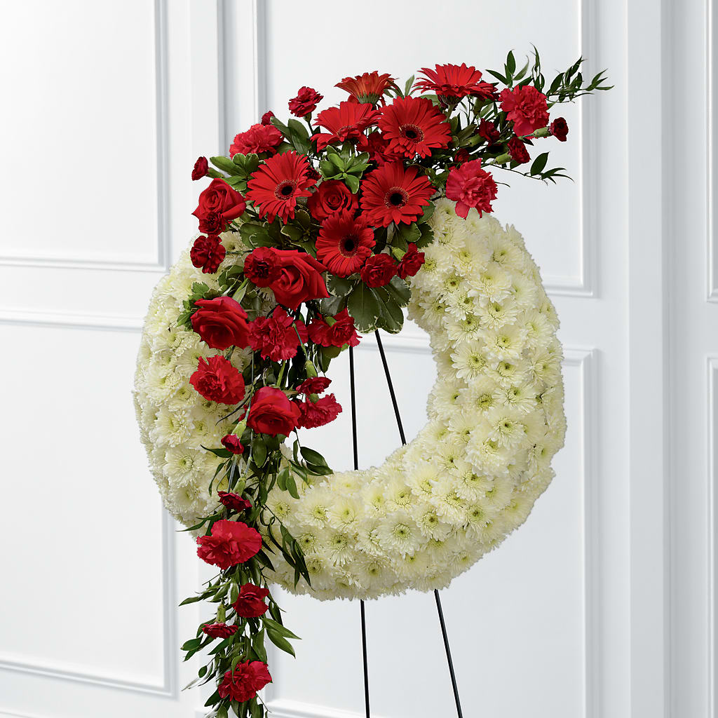 Graceful Tribute Wreath – The Surprise Bouquet, Lawrenceburg TN