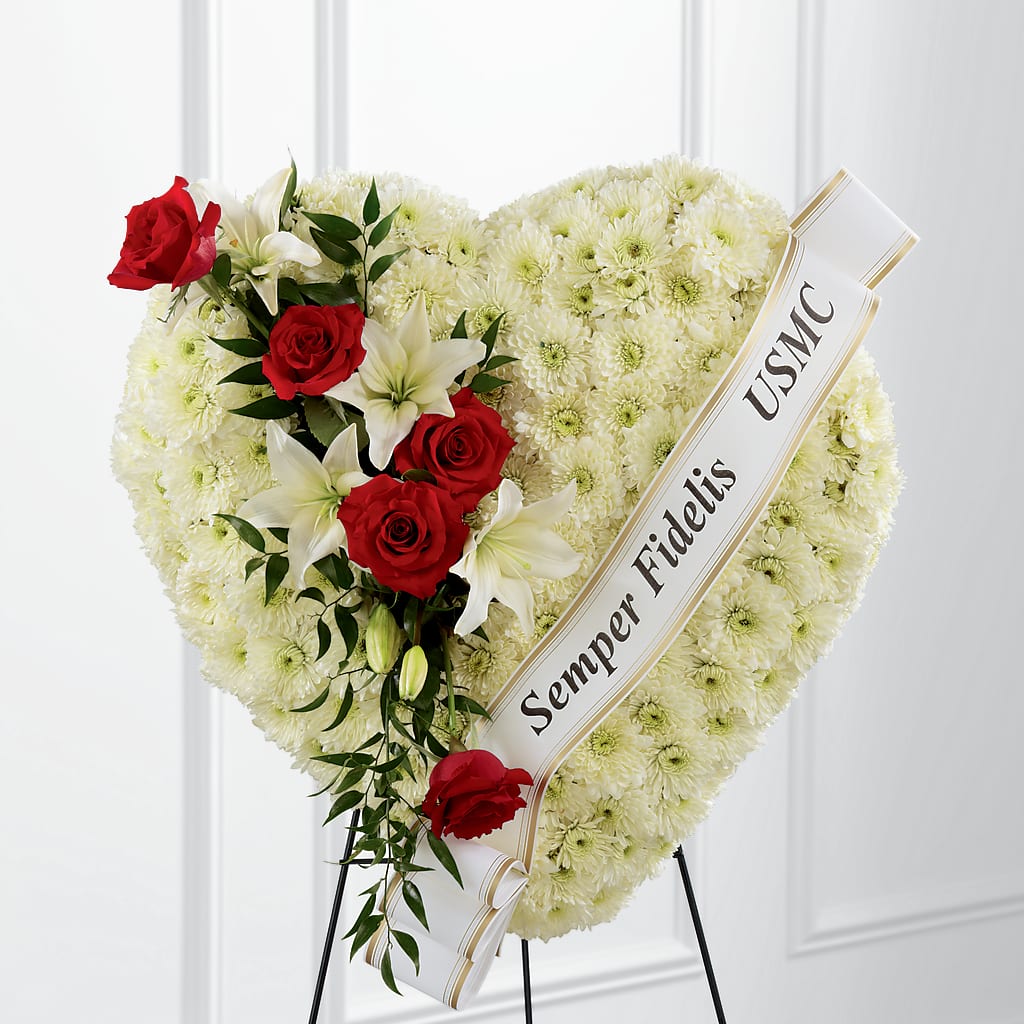 Heartfelt Hero Standing Heart – The Surprise Bouquet, Lawrenceburg TN