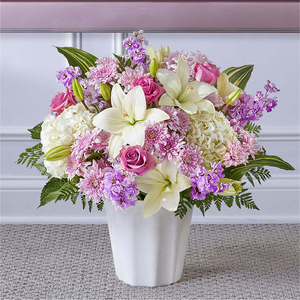 Heaven Sent Floor Basket – The Surprise Bouquet, Lawrenceburg TN