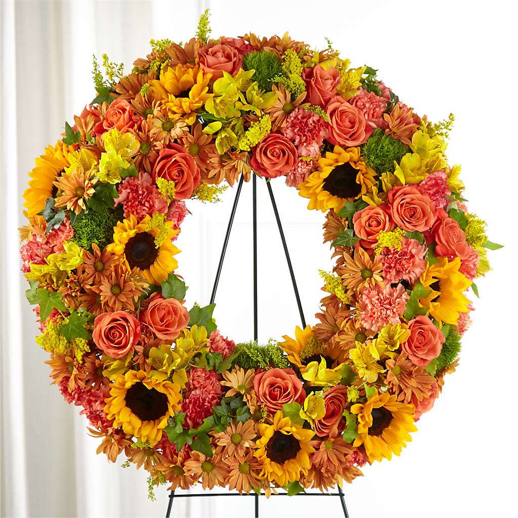 Autumnal Memories Wreath (Standard) – The Surprise Bouquet, Lawrenceburg TN