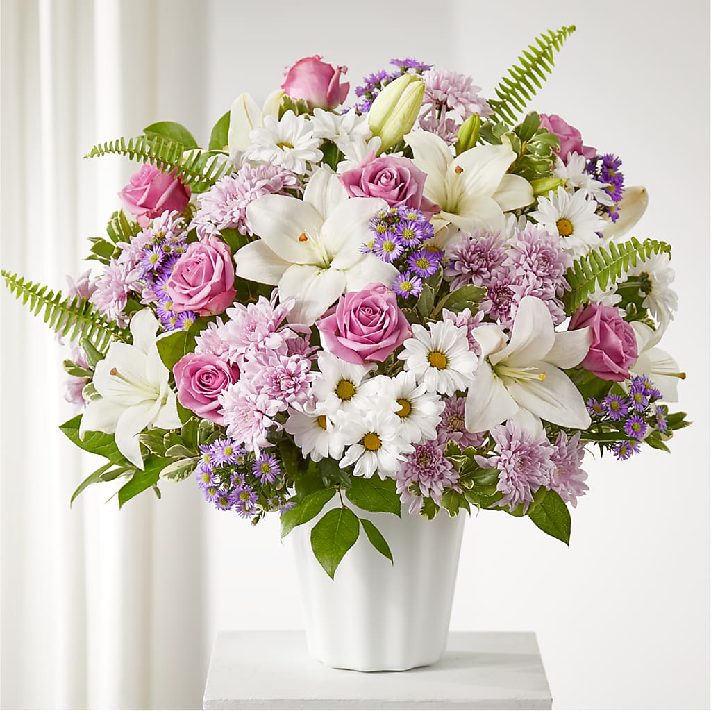 Warmest Thoughts Tabletop Basket – The Surprise Bouquet, Lawrenceburg TN