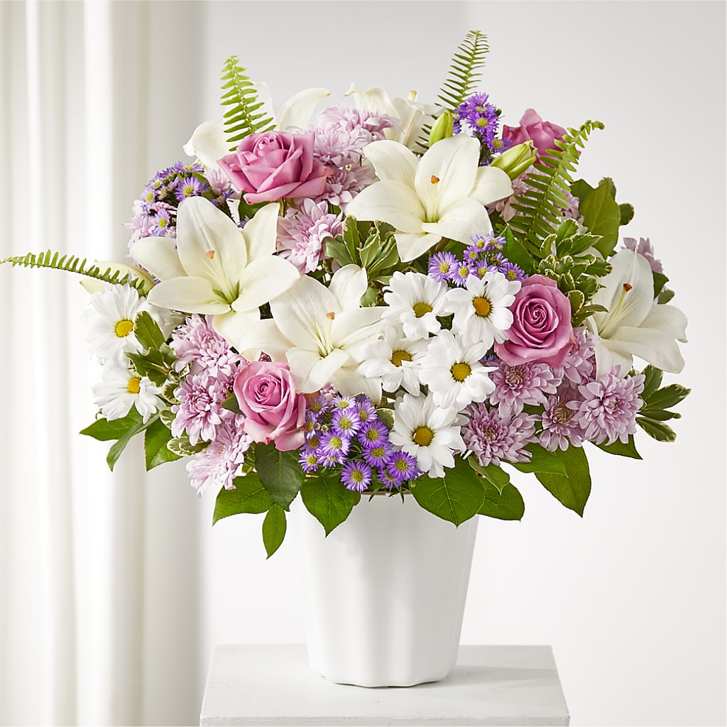 Warmest Thoughts Tabletop Basket – The Surprise Bouquet, Lawrenceburg TN