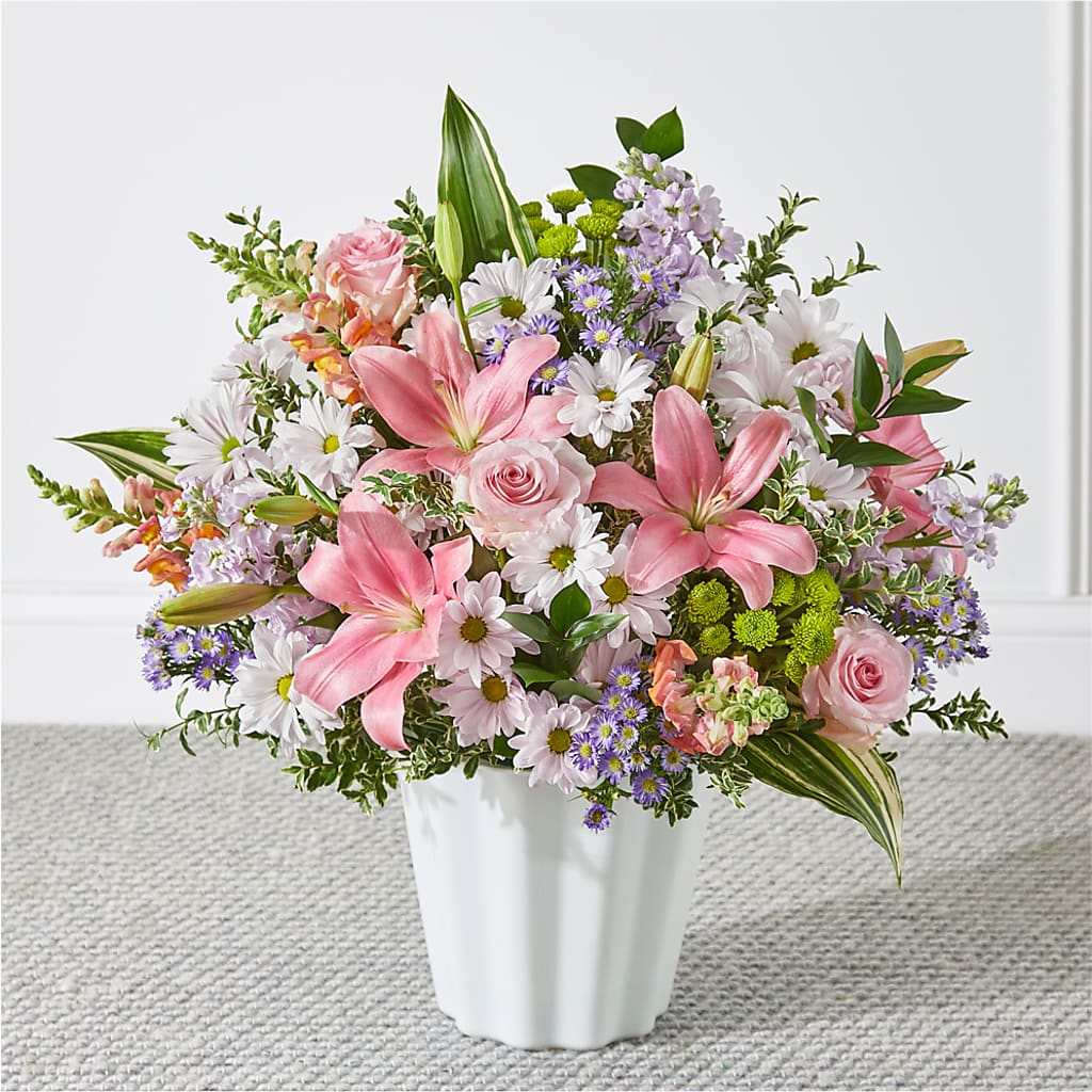 Abundant Compassion Floor Basket – The Surprise Bouquet, Lawrenceburg TN