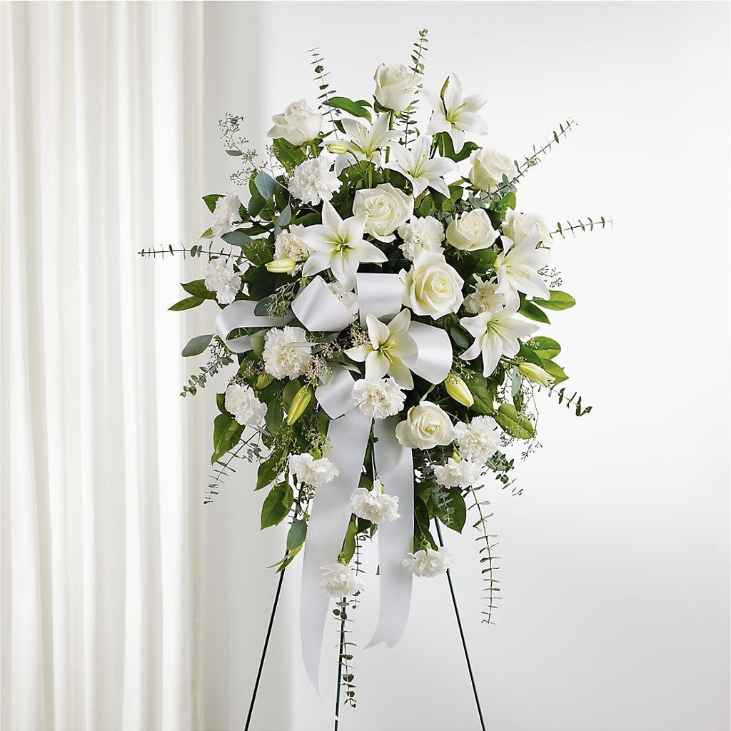 With Care Standing Spray – The Surprise Bouquet, Lawrenceburg TN