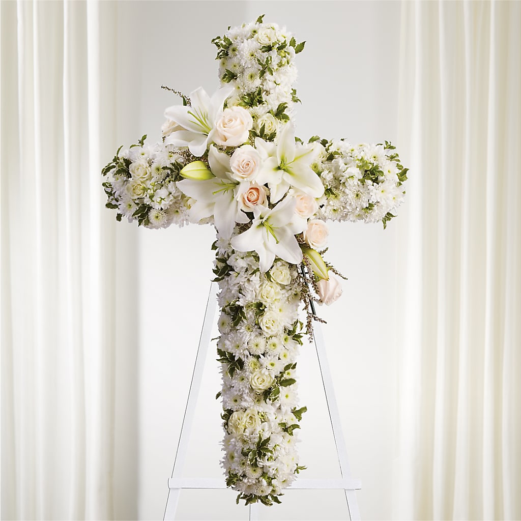 Spiritual Guidance Standing Spray – The Surprise Bouquet, Lawrenceburg TN