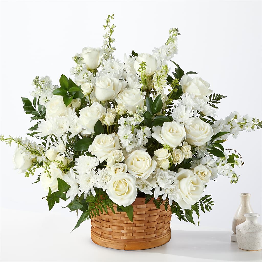 Heartfelt Condolences Arrangement – The Surprise Bouquet, Lawrenceburg TN