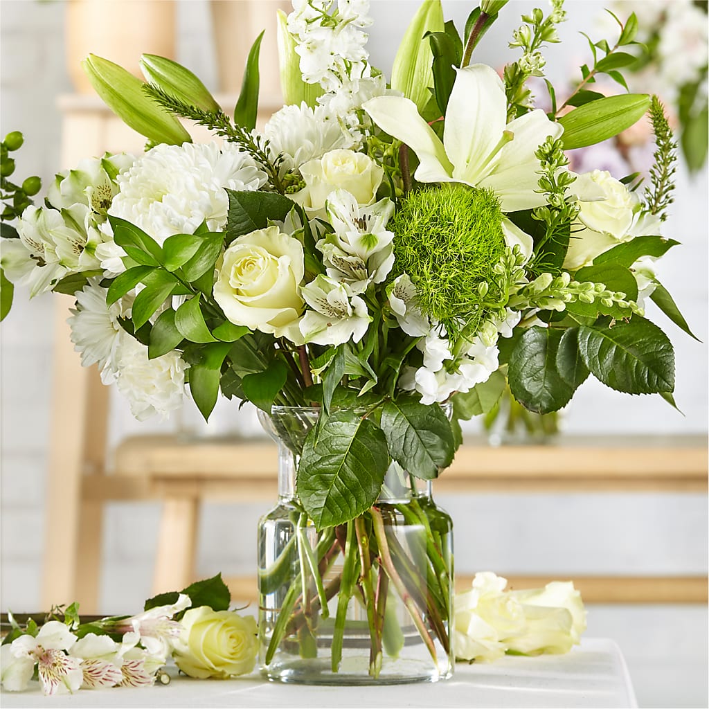 Classic Ivory – A Florist Original – The Surprise Bouquet, Lawrenceburg TN