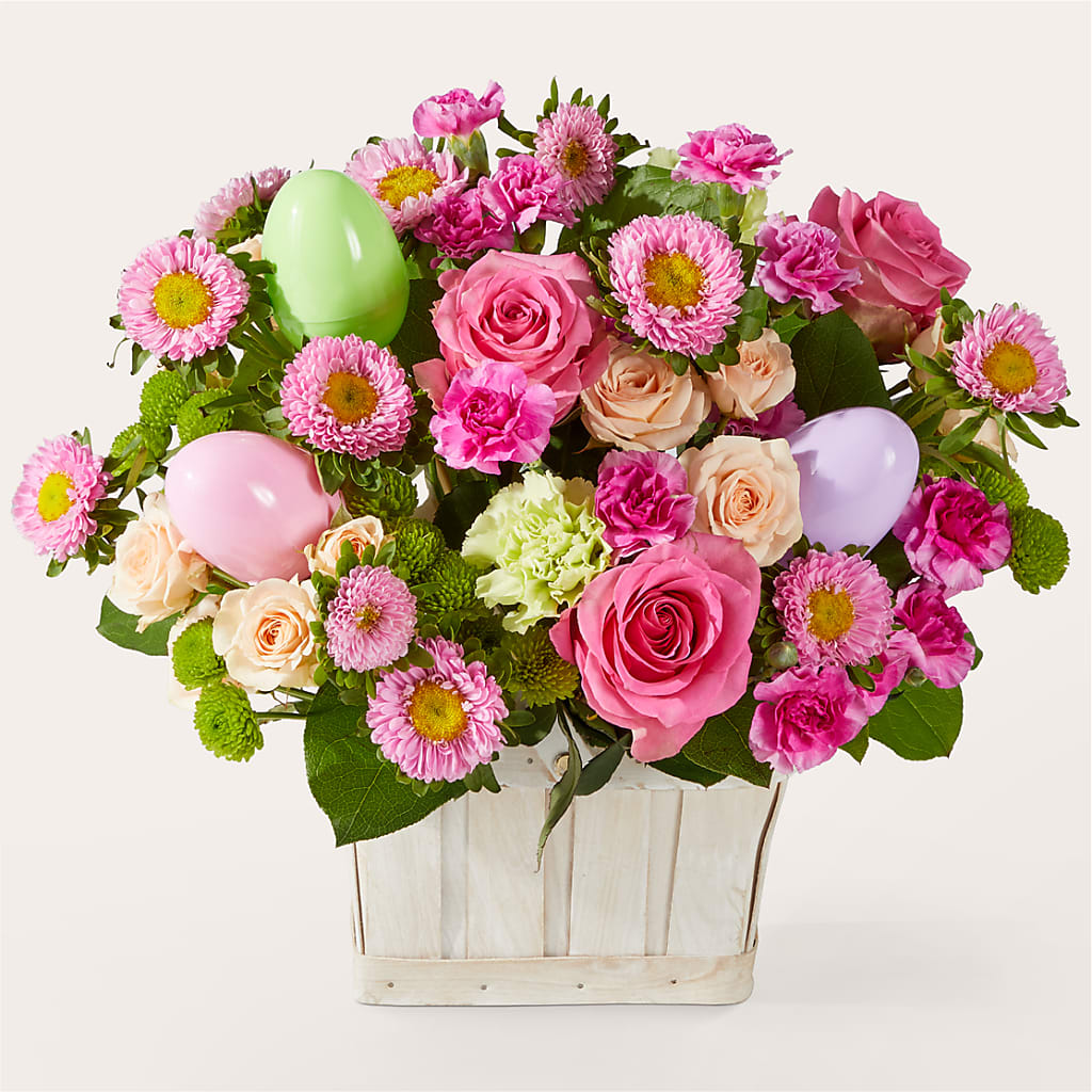 Get Eggcited Basket – The Surprise Bouquet, Lawrenceburg TN