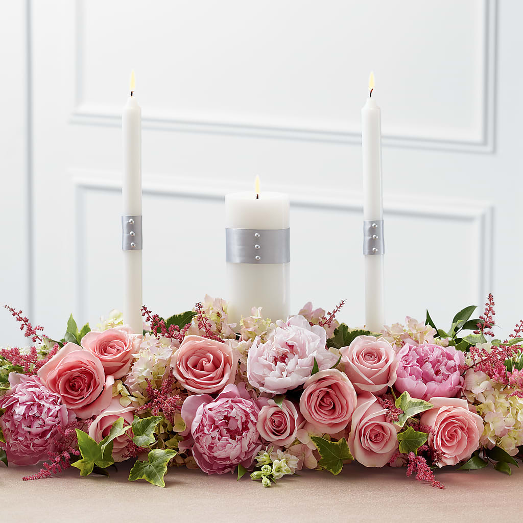 Worldwide Romance Unity Candle Arrangement – The Surprise Bouquet, Lawrenceburg TN