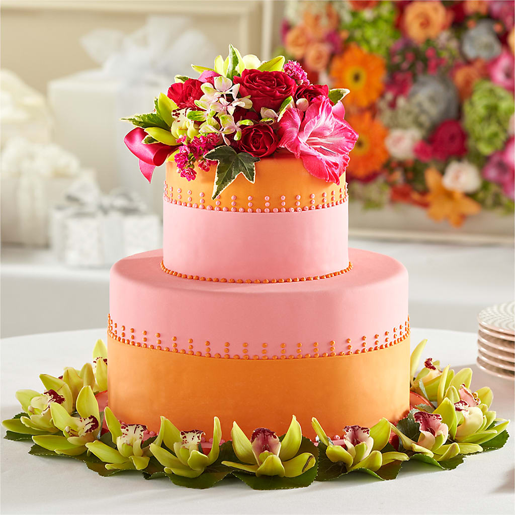 Sweet Citrus Cake Decor – The Surprise Bouquet, Lawrenceburg TN