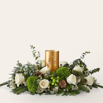 Chestnuts Roasting Centerpiece –  The Surprise Bouquet, Lawrenceburg TN