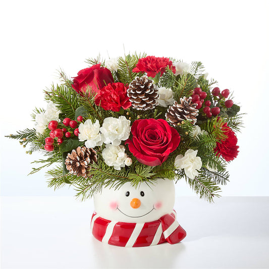 Jolly Snowman Bouquet –  The Surprise Bouquet, Lawrenceburg TN