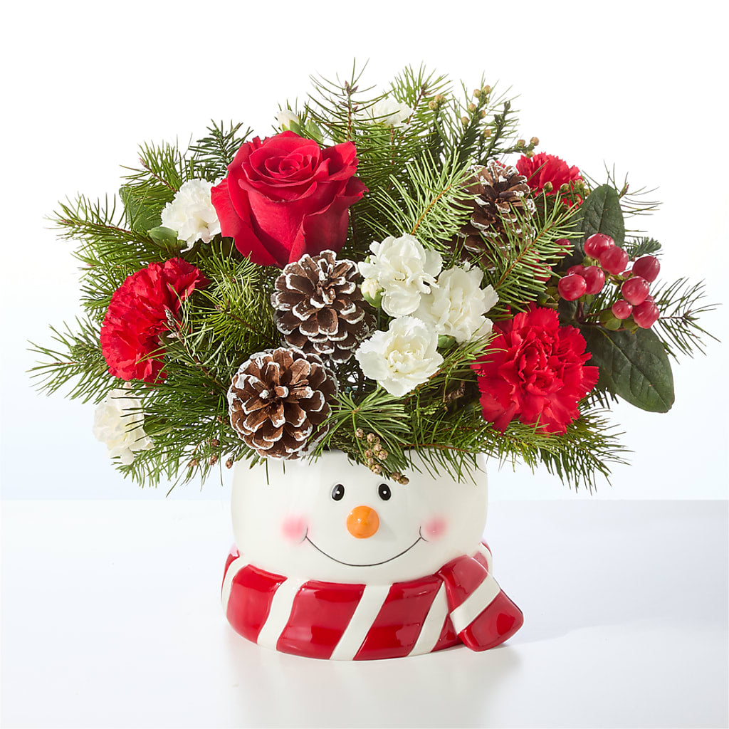 Jolly Snowman Bouquet –  The Surprise Bouquet, Lawrenceburg TN
