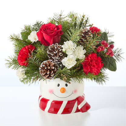 Jolly Snowman Bouquet –  The Surprise Bouquet, Lawrenceburg TN