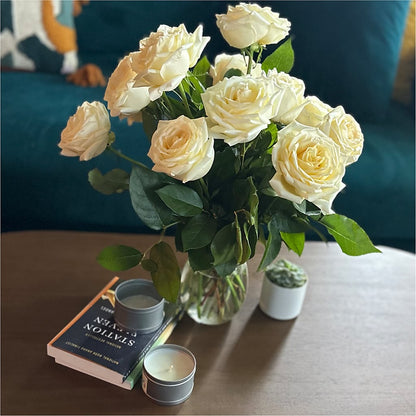 Long Stem Yellow Rose Bouquet –  The Surprise Bouquet, Lawrenceburg TN
