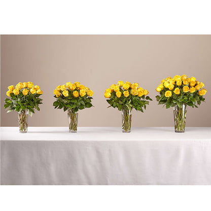 Long Stem Yellow Rose Bouquet –  The Surprise Bouquet, Lawrenceburg TN