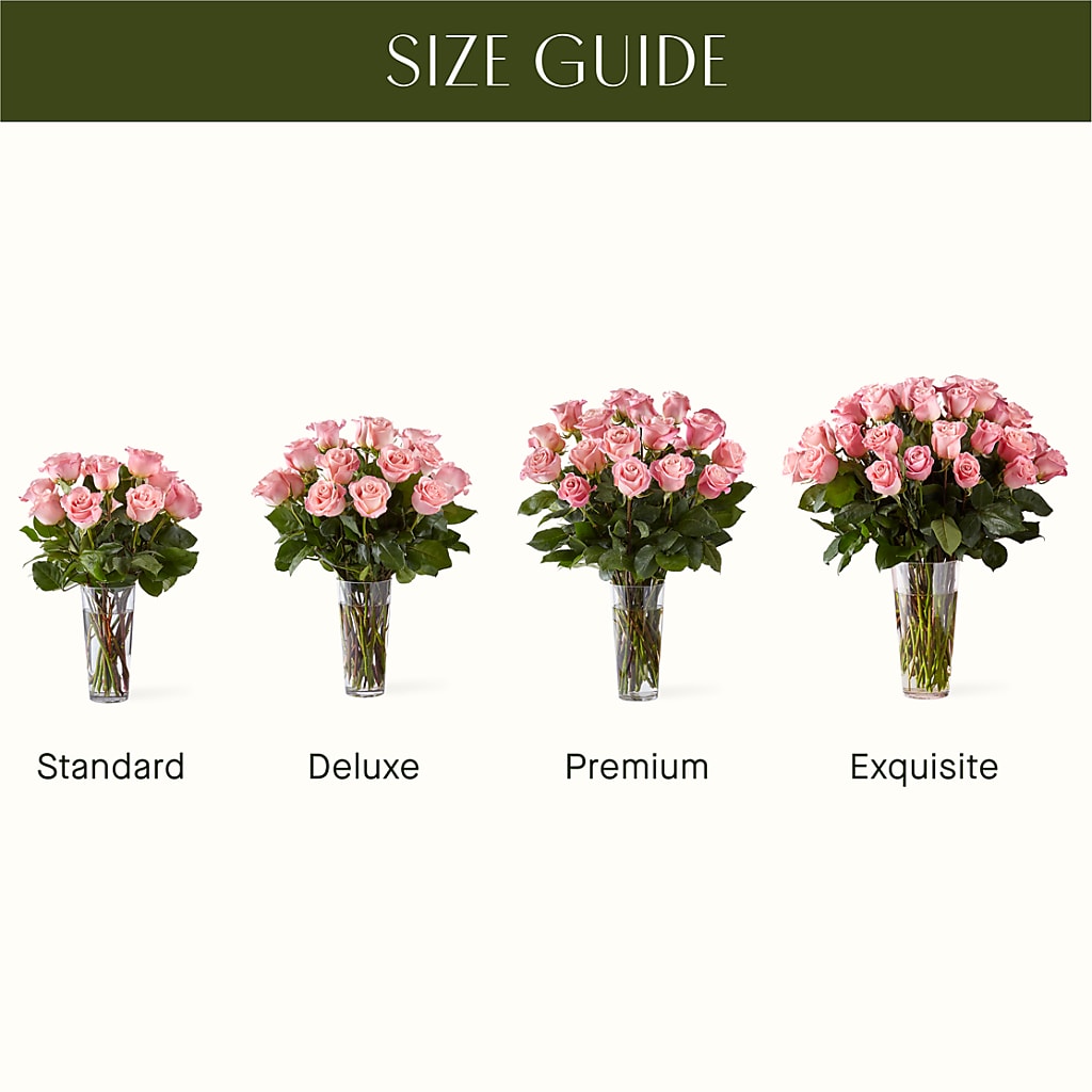 Long Stem Pink Rose Bouquet –  The Surprise Bouquet, Lawrenceburg TN