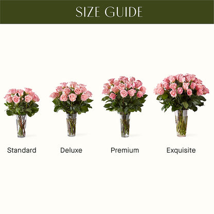 Long Stem Pink Rose Bouquet –  The Surprise Bouquet, Lawrenceburg TN