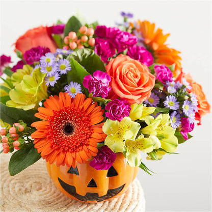 Tricks & Treats Pumpkin –  The Surprise Bouquet, Lawrenceburg TN
