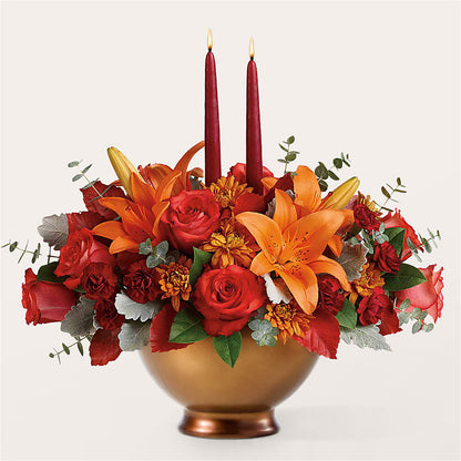 Fruits of Fall Centerpiece –  The Surprise Bouquet, Lawrenceburg TN