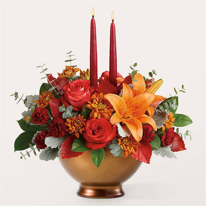 Fruits of Fall Centerpiece –  The Surprise Bouquet, Lawrenceburg TN