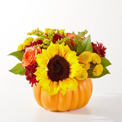 Golden Gourd Pumpkin Bouquet –  The Surprise Bouquet, Lawrenceburg TN