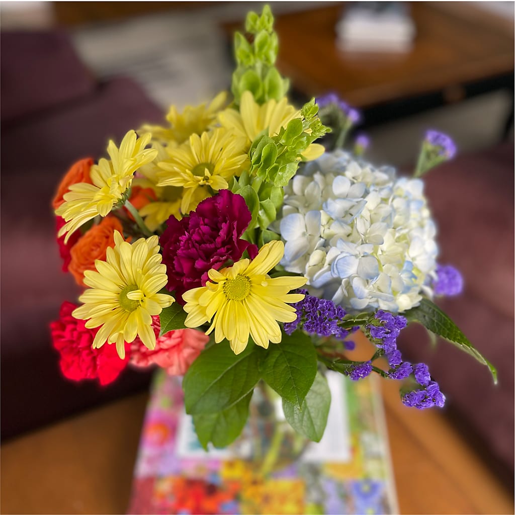 Summer Spectra - A Florist Original –  The Surprise Bouquet, Lawrenceburg TN