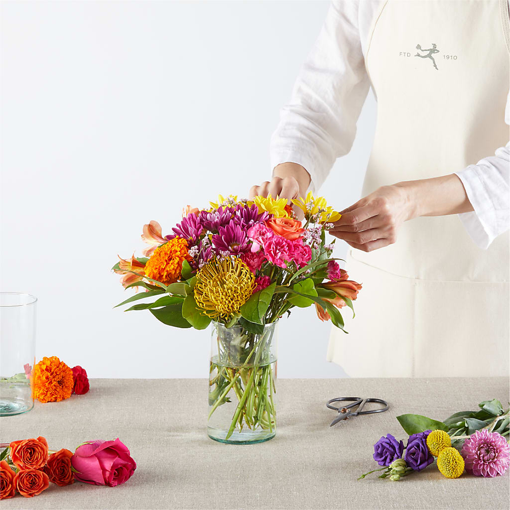Feast of Color – A Florist Original –  The Surprise Bouquet, Lawrenceburg TN