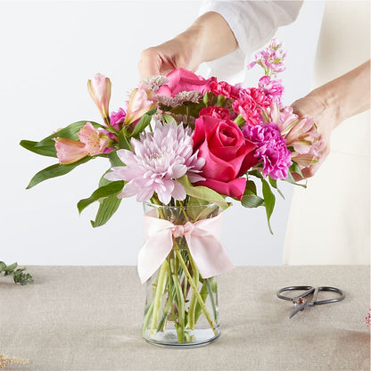 Pink Ribbon - A Florist Original –  The Surprise Bouquet, Lawrenceburg TN