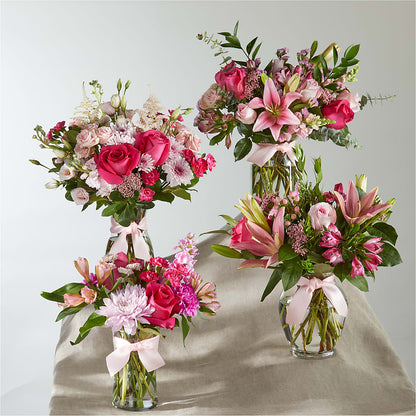Pink Ribbon - A Florist Original –  The Surprise Bouquet, Lawrenceburg TN