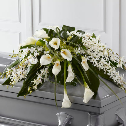 Angel Wings Casket Spray –  The Surprise Bouquet, Lawrenceburg TN