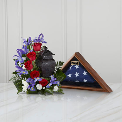 Patriotic Tribute Arrangement –  The Surprise Bouquet, Lawrenceburg TN