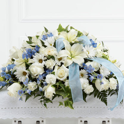 Tender Treasure Casket Spray –  The Surprise Bouquet, Lawrenceburg TN
