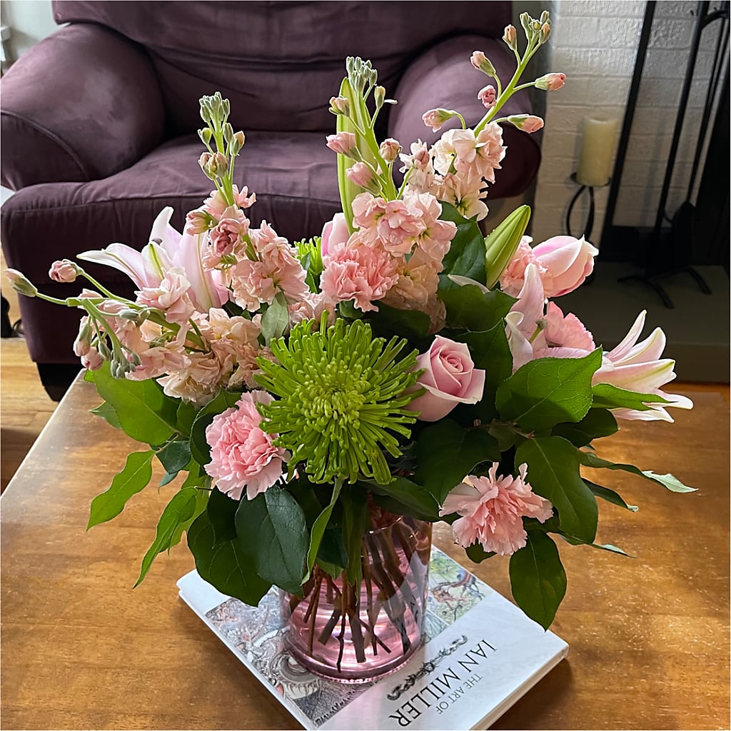 Pretty in Pink Bouquet –  The Surprise Bouquet, Lawrenceburg TN