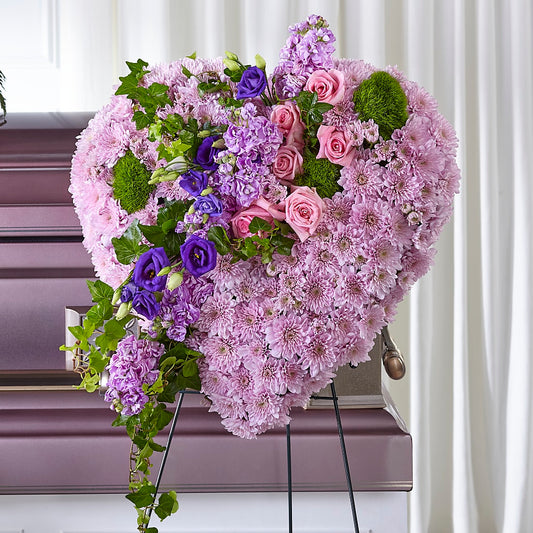 Treasured Love Standing Heart –  The Surprise Bouquet, Lawrenceburg TN
