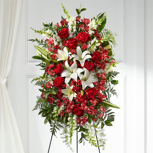 Everlasting Memory Standing Spray –  The Surprise Bouquet, Lawrenceburg TN