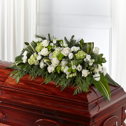 Hopeful Gesture Casket Spray –  The Surprise Bouquet, Lawrenceburg TN