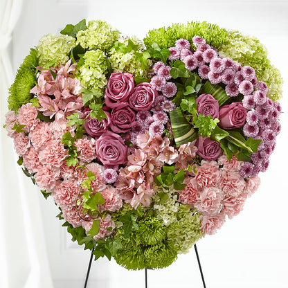 Heartwarming Standing Heart –  The Surprise Bouquet, Lawrenceburg TN