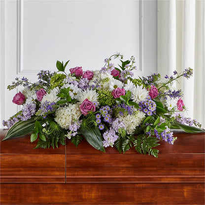 Meadows of Serenity Casket Spray –  The Surprise Bouquet, Lawrenceburg TN