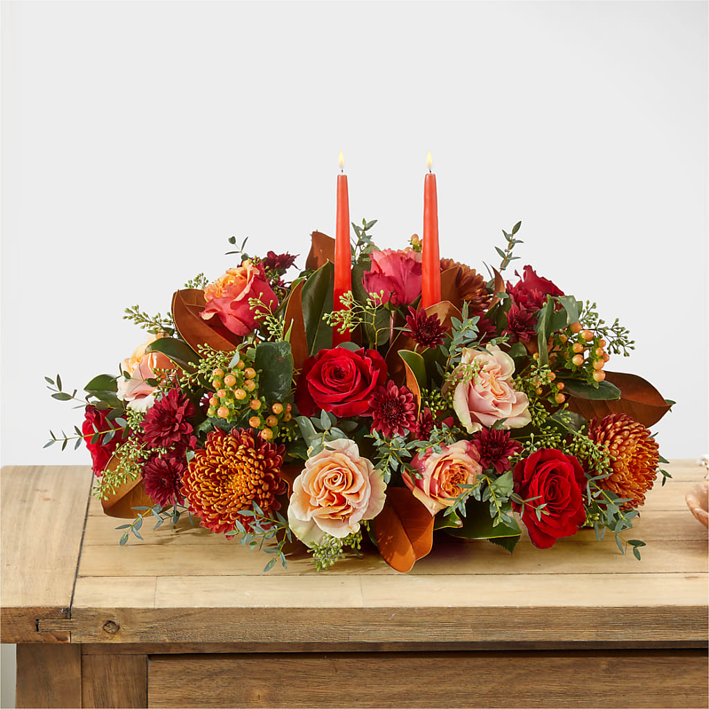 Gather Near Centerpiece –  The Surprise Bouquet, Lawrenceburg TN