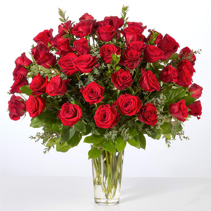 Forever Yours Fifty Stem Red Rose Bouquet –  The Surprise Bouquet, Lawrenceburg TN