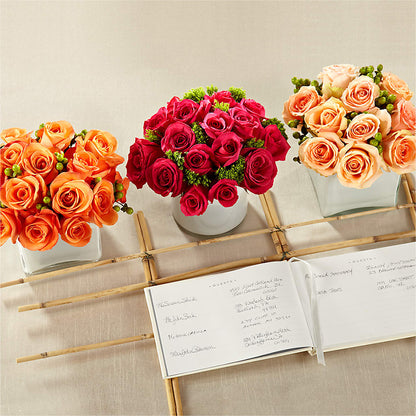 Dawn Rose Centerpiece –  The Surprise Bouquet, Lawrenceburg TN