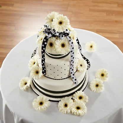 Simple Sophistication Cake Décor –  The Surprise Bouquet, Lawrenceburg TN